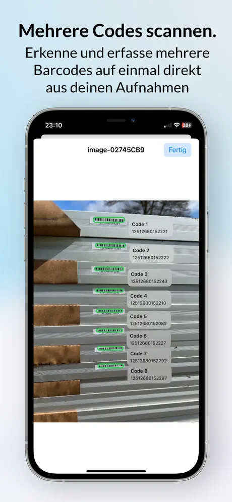 Scan2List App – CSV Export
