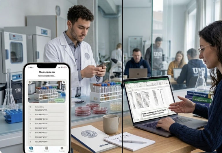 Scan2List App im Einsatz – Multi-Barcode-Erkennung per Foto auf dem iPhone